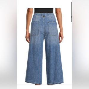 Joie Porter cropped wide jeans